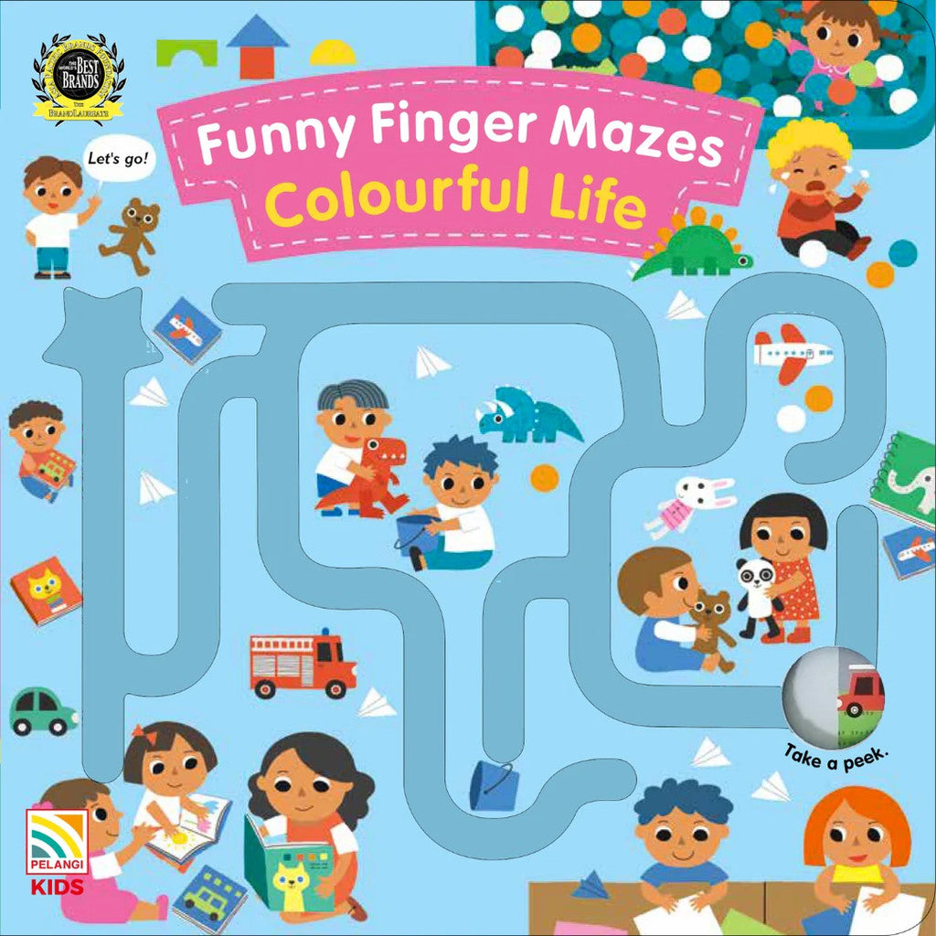 Funny Finger Mazes - Colourful Life