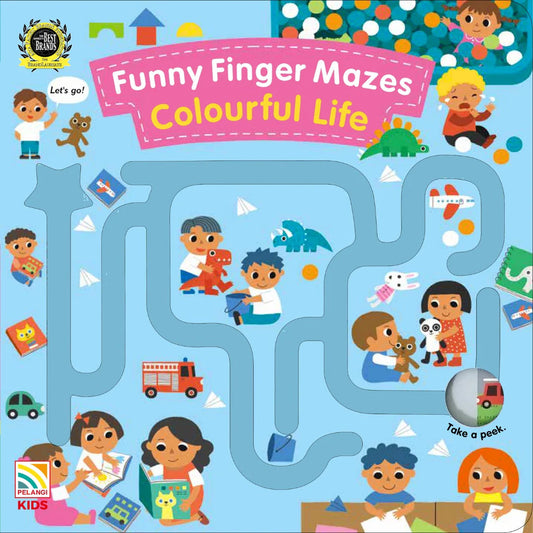 Funny Finger Mazes - Colourful Life