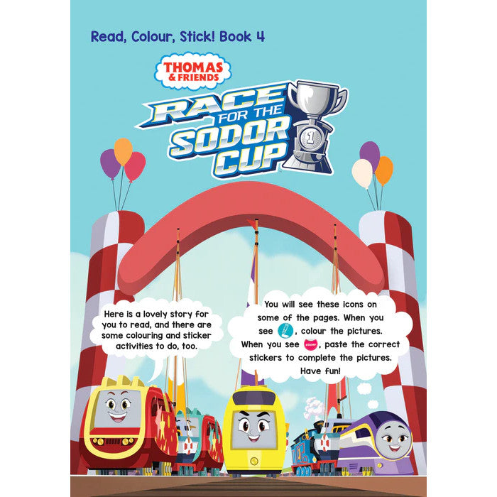 Thomas & Friends - Read, Colour, Stick! 4